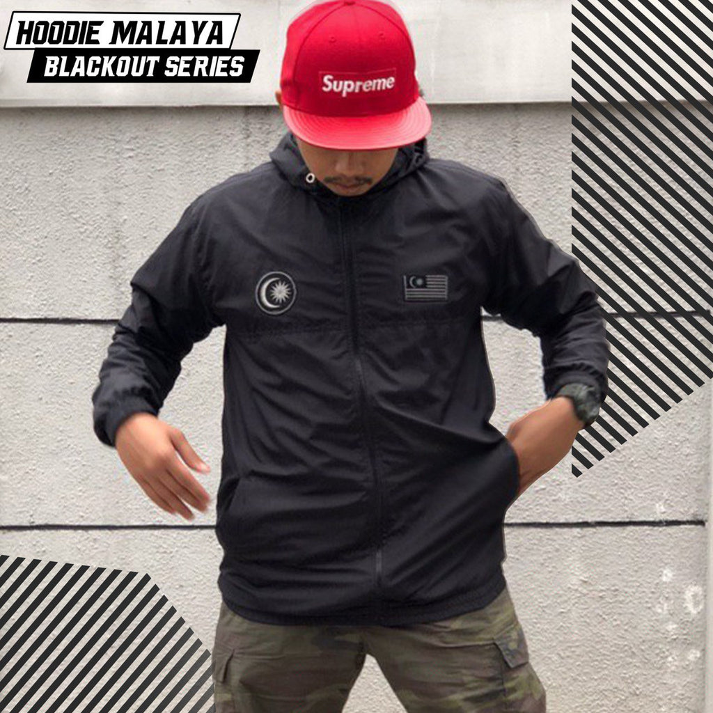 HATRIX Hoodie Malaya Blackout Series lifestyle view