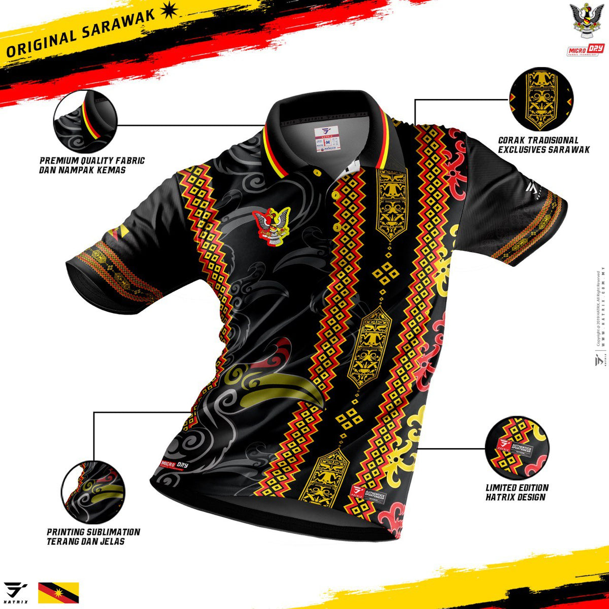 HATRIX Original Sarawak jersey product details